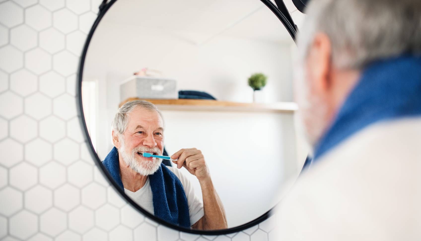 The correct tooth brushing technique